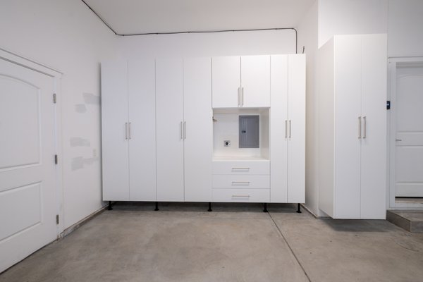 Garage and other Cabinets - The different garage and cabinet combinations. Garage and other Cabinets - The different garage and cabinet combinations.
