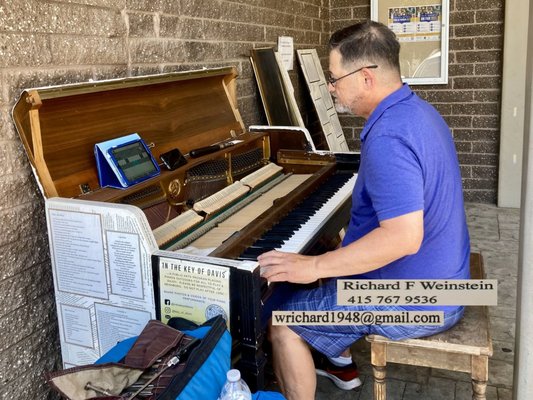 In The Key Of Davis - City of Davis California - I spent three delightful days (June 19th, 20th, and 22nd) bringing the musical magic back to the eight whimsically decorated pianos of "In The Key of Davis," a City of Davis program that brings the joy of music to everyone.
As a seasoned piano tuner, I had the pleasure of working with Laura Shapiro, the program's organizer, to ensure each piano sounded its best. These open-air instruments, scattered around town, provide a unique opportunity for anyone to experience the social and emotional well-being that music fosters.
While the California sunshine and the occasional enthusiastic taco truck provided some interesting ambience, I ensured each piano was tuned to perfection, ready to bring people together through the power of music. In The Key Of Davis - City of Davis California - I spent three delightful days (June 19th, 20th, and 22nd) bringing the musical magic back to the eight whimsically decorated pianos of "In The Key of Davis," a City of Davis program that brings the joy of music to everyone.
As a seasoned piano tuner, I had the pleasure of working with Laura Shapiro, the program's organizer, to ensure each piano sounded its best. These open-air instruments, scattered around town, provide a unique opportunity for anyone to experience the social and emotional well-being that music fosters.
While the California sunshine and the occasional enthusiastic taco truck provided some interesting ambience, I ensured each piano was tuned to perfection, ready to bring people together through the power of music.