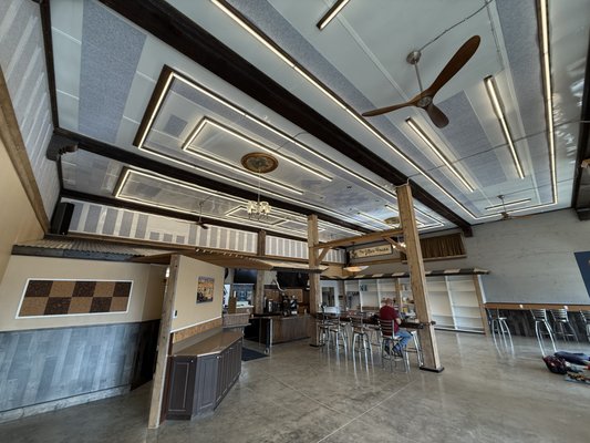 Jitter Bug Coffee House - This commercial remodel was done on a historic building. The owners were expanding their growing business into a new space. Mauro Electric was able to provide new lighting, hook up the new kitchen appliances, and create a new service panel to provide for this busy company. Jitter Bug Coffee House - This commercial remodel was done on a historic building. The owners were expanding their growing business into a new space. Mauro Electric was able to provide new lighting, hook up the new kitchen appliances, and create a new service panel to provide for this busy company.