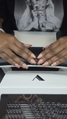 Acrylic Overlays Nails - 💫 Acrylic Overlays
Strength, structure, and sophistication — without added length.
Our Acrylic Overlay service enhances your natural nails with a smooth, durable acrylic layer designed for long-lasting beauty. Each overlay is sculpted with precision, delivering a pristine, high-gloss finish that elevates your natural nail shape.
Choose from a curated collection of timeless neutrals and elegant tones.
💎 An ideal choice for clients who want luxury-level durability while maintaining a clean, professional aesthetic. Acrylic Overlays Nails - 💫 Acrylic Overlays
Strength, structure, and sophistication — without added length.
Our Acrylic Overlay service enhances your natural nails with a smooth, durable acrylic layer designed for long-lasting beauty. Each overlay is sculpted with precision, delivering a pristine, high-gloss finish that elevates your natural nail shape.
Choose from a curated collection of timeless neutrals and elegant tones.
💎 An ideal choice for clients who want luxury-level durability while maintaining a clean, professional aesthetic.