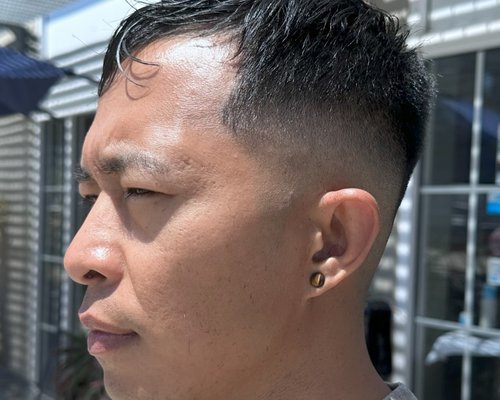 Men's haircuts by Master Barbers - Traditional Barbershop with Master Barber's completing all services. You will love the experience and "Vibe" of this 18 year established shop. Men's haircuts by Master Barbers - Traditional Barbershop with Master Barber's completing all services. You will love the experience and "Vibe" of this 18 year established shop.