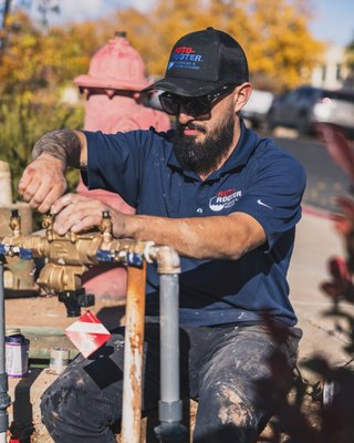 Main Water Line Repair - Today, we tackled a main water line repair to restore proper water flow. The homeowner had been dealing with low water pressure and water pooling in the yard. After inspecting the system, we found a leak caused by a worn pipe connection.
We pinpointed the damaged section, replaced it with durable, high-quality piping, and secured all connections. Once the repair was complete, we tested the system to ensure everything was working smoothly.
With the new section in place, water pressure was fully restored, and the leak was eliminated. Just another day making sure everything flows the way it should! Main Water Line Repair - Today, we tackled a main water line repair to restore proper water flow. The homeowner had been dealing with low water pressure and water pooling in the yard. After inspecting the system, we found a leak caused by a worn pipe connection.
We pinpointed the damaged section, replaced it with durable, high-quality piping, and secured all connections. Once the repair was complete, we tested the system to ensure everything was working smoothly.
With the new section in place, water pressure was fully restored, and the leak was eliminated. Just another day making sure everything flows the way it should!