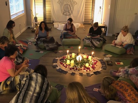 Monthly Full Moon Circle Meditation - Join us for our monthly full moon meditation circle  every month around the Full Moon for a time of connection, releasing and community.