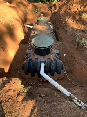 Septic Tank & Leach Field - Complete replacement of an existing, failed septic tank and leach field. Septic Tank & Leach Field - Complete replacement of an existing, failed septic tank and leach field.