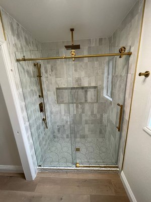 Bathroom Remodeling - This is bathroom we remodeled back in February. From sleek tile work to modern fixtures, we've transformed the space into a luxurious retreat. Bathroom Remodeling - This is bathroom we remodeled back in February. From sleek tile work to modern fixtures, we've transformed the space into a luxurious retreat.
