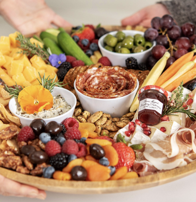 Charcuterie Boxes & Boards - Three different sizes. Perfect for smaller special occasions. Small Board feeds 5+... Medium Board feeds 10+... Large Board feeds 18+. Please allow 48 for boards to be prepared. Contact us to place your order! Charcuterie Boxes & Boards - Three different sizes. Perfect for smaller special occasions. Small Board feeds 5+... Medium Board feeds 10+... Large Board feeds 18+. Please allow 48 for boards to be prepared. Contact us to place your order!
