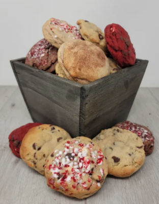 Free Local Delivery Only. Made fresh to Order. - Free Local Delivery Only. Tray baskets are only eligible for Local or Hand Delivery. 2 Day Express Shipping available.
Fresh Homemade Cookies Baked Daily
We use only fresh ingredients with no artificial preservatives including real butter, fresh eggs and real Madagascar Vanilla. Our cookies are baked to order in small batches to assure quality control and freshness. We don't start baking until your order is received.
Delivered Fresh Daily
Our fresh homemade cookies are delivered daily within 24 hours of coming out of the oven. For local deliveries within 10 miles of Moorpark, CA. we offer FREE hand delivery. If your order cannot be delivered by Saturday of the week they are ordered, then they are delivered the following Monday to assure freshness. Free Local Delivery Only. Made fresh to Order. - Free Local Delivery Only. Tray baskets are only eligible for Local or Hand Delivery. 2 Day Express Shipping available.
Fresh Homemade Cookies Baked Daily
We use only fresh ingredients with no artificial preservatives including real butter, fresh eggs and real Madagascar Vanilla. Our cookies are baked to order in small batches to assure quality control and freshness. We don't start baking until your order is received.
Delivered Fresh Daily
Our fresh homemade cookies are delivered daily within 24 hours of coming out of the oven. For local deliveries within 10 miles of Moorpark, CA. we offer FREE hand delivery. If your order cannot be delivered by Saturday of the week they are ordered, then they are delivered the following Monday to assure freshness.