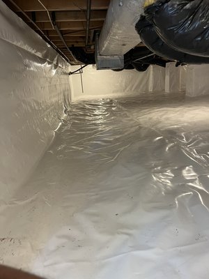 Crawl space encapsulation - Crawl space encapsulation