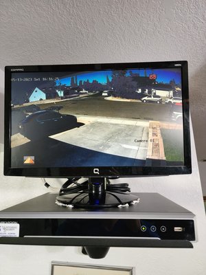 2 Security Cameras, 1 Security Doorbell Camera - Smaller 2 camera plus doorbell camera install, very clean job on wiring and TV mount and doorbell camera is on the same app as the security cameras, call Watchdog Security Folsom today for a free estimate on residential and commercial security systems, alarm cameras and other security and IT work 916-842-4729 watchdog.alan@yahoo.com aco7220