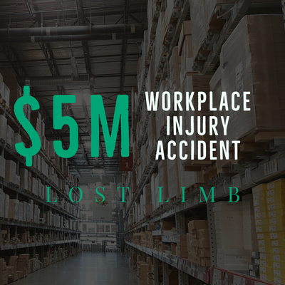 5 million Dollar Settlement/Defective Lathe Accident - We resolved a case with a $5 Million dollar settlement for our client who was severely injured at his workplace due to a defective lathe manufacturer machine. The injury was so catastrophic, his arm needed to be amputated. The team worked tirelessly to get him the best treatment and settlement possible. "10/10 would lose another limb to be represented by A&A again!!!" 5 million Dollar Settlement/Defective Lathe Accident - We resolved a case with a $5 Million dollar settlement for our client who was severely injured at his workplace due to a defective lathe manufacturer machine. The injury was so catastrophic, his arm needed to be amputated. The team worked tirelessly to get him the best treatment and settlement possible. "10/10 would lose another limb to be represented by A&A again!!!"