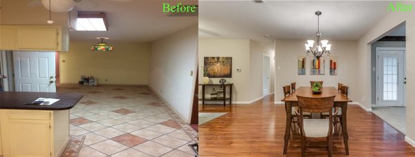 Dining Room Remodeling Projects - Everything you need for Dining Room wall and floor update Dining Room Remodeling Projects - Everything you need for Dining Room wall and floor update