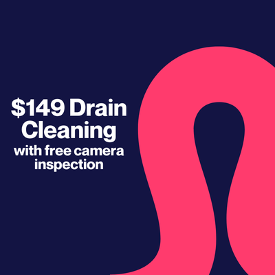 $149 Drain Cleaning! - *With FREE camera inspection $149 Drain Cleaning! - *With FREE camera inspection