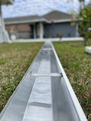 Gutters & Downspouts - Proper drainage is an essential part of maintaining your house to avoid damage to the foundation or exterior. Oversized 6" seamless pre-finished gutters and 3x4 downspouts play a crucial role in directing water away from your home. Call us today for a free quote!