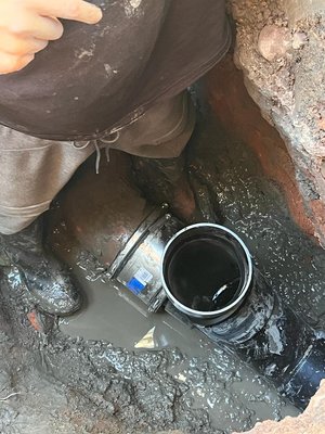 Sewer line - Hotel 6 call me for check sewer line find roots in 6 inch clay reper sewer line wid 6 inch abs clean out new couplings 1 day job 100 warranty work Sewer line - Hotel 6 call me for check sewer line find roots in 6 inch clay reper sewer line wid 6 inch abs clean out new couplings 1 day job 100 warranty work