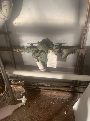 Backflow replacement - This was a backflow replacement due to failing Backflow replacement - This was a backflow replacement due to failing