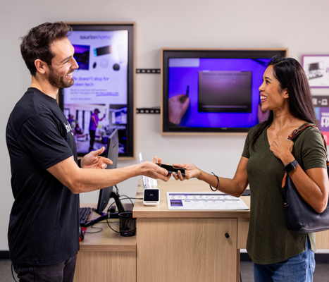 Knowledgeable Experts - Stop by our Simi Valley, CA store, and one of our experts will fix your tech with or without an appointment. Can’t come in? We have mobile repair vans that’ll come to you. Knowledgeable Experts - Stop by our Simi Valley, CA store, and one of our experts will fix your tech with or without an appointment. Can’t come in? We have mobile repair vans that’ll come to you.
