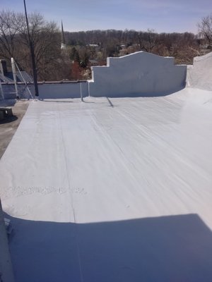 Resurfacing - This building was in need of a new roof, Alkantar Roofing was able to bring it back to life with a new lifetime silicone roof for 1/2 the cost and safe tons of waste from reaching the landfill.
Safe some money and help the planet along the way. Resurfacing - This building was in need of a new roof, Alkantar Roofing was able to bring it back to life with a new lifetime silicone roof for 1/2 the cost and safe tons of waste from reaching the landfill.
Safe some money and help the planet along the way.