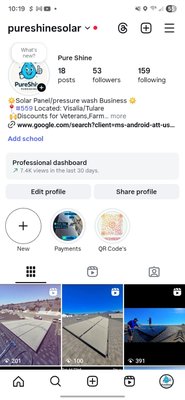 PureShine - Give us a Follow!! Grow with us.💯👋 Locally Owned Family Business 🙏 https://www.instagram.com/pureshinesolar?igsh=MzRlODBiNWFlZA== PureShine - Give us a Follow!! Grow with us.💯👋 Locally Owned Family Business 🙏 https://www.instagram.com/pureshinesolar?igsh=MzRlODBiNWFlZA==