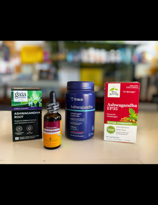 ASHWAGANDHA - Ashwagandha (Withania somnifera) is an herb commonly used in Ayurvedic medicine, a traditional system of medicine from India that's been around for thousands of years. It's known as an adaptogen, meaning it may help the body manage stress, improve energy, and sleep quality. At Stay Healthy, we carry it in a variety of forms. With various potent and organic formulas, stop by and ask us about it! ASHWAGANDHA - Ashwagandha (Withania somnifera) is an herb commonly used in Ayurvedic medicine, a traditional system of medicine from India that's been around for thousands of years. It's known as an adaptogen, meaning it may help the body manage stress, improve energy, and sleep quality. At Stay Healthy, we carry it in a variety of forms. With various potent and organic formulas, stop by and ask us about it!