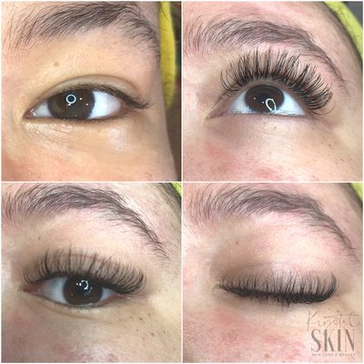 Eyelash Extensions - Classic Eyelash Extensions are individually placed onto each eyelash. Wake up and go. No need to apply mascara or lash strips because your lashes are visibly fuller. Eyelash extensions are a great way to complete your get up and go look.