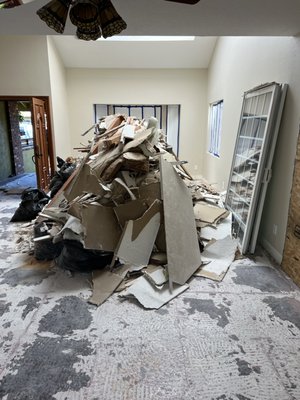 construction debris - weather it is construction or landscaping debris we at Reclaim Space Co. are happy to haul away anything that need to be removed just call 949-337-7523!