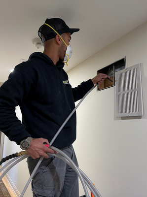 Residential Air Duct Cleaning - Air Duct Cleaning Service; We thoroughly clean heating, ventilation and air conditioning (HVAC) systems to eliminate dust, pet dander, and other allergens from heating and cooling systems. Our technicians utilize the Viper Whip Method and other commercial grade equipment to clean your air duct vents. Residential Air Duct Cleaning - Air Duct Cleaning Service; We thoroughly clean heating, ventilation and air conditioning (HVAC) systems to eliminate dust, pet dander, and other allergens from heating and cooling systems. Our technicians utilize the Viper Whip Method and other commercial grade equipment to clean your air duct vents.