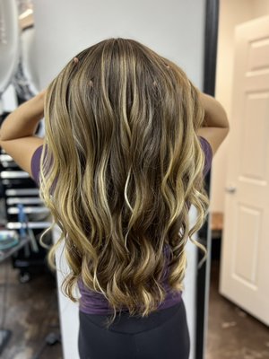 Extensions - We offer hand tied, tape ins, and individual extensions Extensions - We offer hand tied, tape ins, and individual extensions