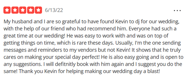 Reviews - Check out what our clients are saying! Reviews - Check out what our clients are saying!