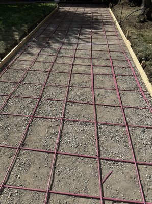 Driveway - We do a new driveway ground level, Set forms, rebar for reinforcement, Pour and finish concrete Driveway - We do a new driveway ground level, Set forms, rebar for reinforcement, Pour and finish concrete