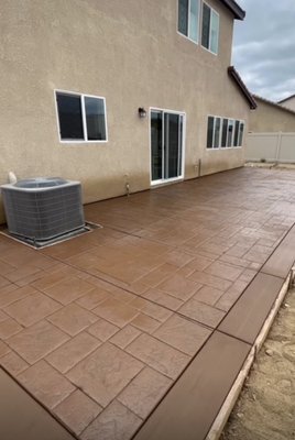 Stamped/colored concrete - Here are a series of designed concrete projects I’ve done over the last year call today and get your custom designs