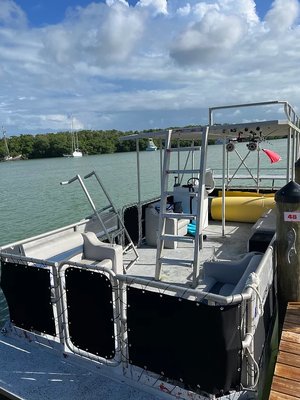 28' Pontoon Boat - Party Time! - Spacious, two story Party Pontoon with incredibly booming speakers !
Holds up to 6 people maximum
Give us a call to add a jet ski to your reservation!
2 Hours: $300
4 Hours: $600
8 Hours: $1200
Captain's fee not included - $50 per hour
Included- Cooler with Ice, Water, Speakers, champagne bottle, life jackets, and water foam platform
Not included: Gratuity for our amazing captains 28' Pontoon Boat - Party Time! - Spacious, two story Party Pontoon with incredibly booming speakers !
Holds up to 6 people maximum
Give us a call to add a jet ski to your reservation!
2 Hours: $300
4 Hours: $600
8 Hours: $1200
Captain's fee not included - $50 per hour
Included- Cooler with Ice, Water, Speakers, champagne bottle, life jackets, and water foam platform
Not included: Gratuity for our amazing captains