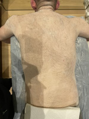 HAIR BE GONE! Home of the 55$ Brazilians - This is all hair removal services that are offered for any part of the body. Organic paste is used to achieve these wonderful results.