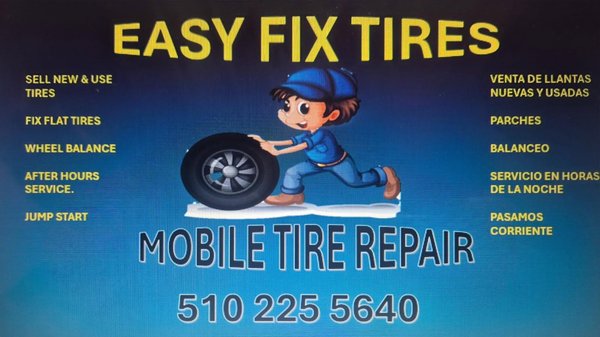 Easy fix tires - Easy fix mobile service tire repair and sales