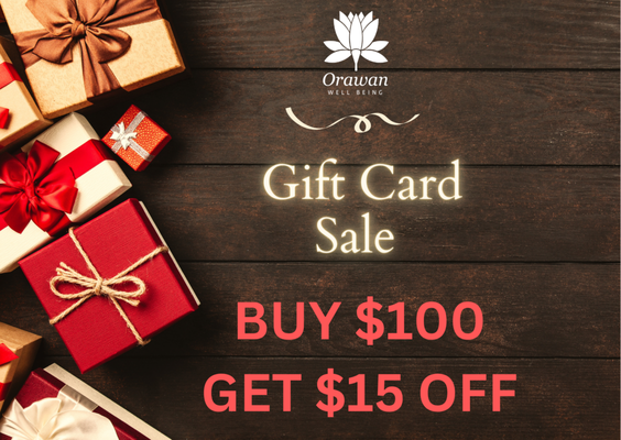 $15 off gift certificate - Don't miss our spa gift card sale✨
*Get $15 off when you buy a gift certificate for $100 or more!
Gift a spa day this Christmas. A perfect warmth, love, and health for you or your loved one.
Give the gift of wellness and relaxation. $15 off gift certificate - Don't miss our spa gift card sale✨
*Get $15 off when you buy a gift certificate for $100 or more!
Gift a spa day this Christmas. A perfect warmth, love, and health for you or your loved one.
Give the gift of wellness and relaxation.