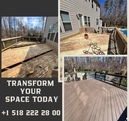 High-quality deck repair. - I carried out a high-quality deck repair with a complete replacement of rotten boards. The old paint was completely removed from the floor and railings. The deck was fully repainted with two coats. The customer was very pleased with the result. High-quality deck repair. - I carried out a high-quality deck repair with a complete replacement of rotten boards. The old paint was completely removed from the floor and railings. The deck was fully repainted with two coats. The customer was very pleased with the result.