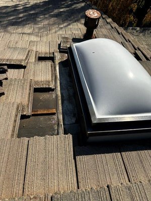 Apartment Buildings Roof Service - Photos for services performed on 2 of 4 apartment buildings in San Jose. Multiple items were serviced, some of which included tile repair, sealing plumbing pipe jack collars, roof cleaning and more. Apartment Buildings Roof Service - Photos for services performed on 2 of 4 apartment buildings in San Jose. Multiple items were serviced, some of which included tile repair, sealing plumbing pipe jack collars, roof cleaning and more.