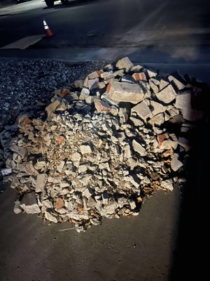 Concrete Removal & Disposal - For this job, we picked up and hauled away broken concrete from a previous demolition. The area was left clean and ready for the next phase of construction. Before and after photos highlight the transformation and the efficiency of our removal process. This is a great example of our fast, reliable service for concrete and debris cleanup. Concrete Removal & Disposal - For this job, we picked up and hauled away broken concrete from a previous demolition. The area was left clean and ready for the next phase of construction. Before and after photos highlight the transformation and the efficiency of our removal process. This is a great example of our fast, reliable service for concrete and debris cleanup.