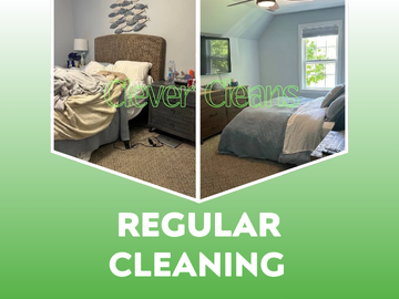 Regular Cleaning - Reliable & Professional Regular Cleaning Services
Keeping your home consistently clean has never been easier! At Clever Cleans, we offer weekly, bi-weekly, and monthly cleaning services to maintain a fresh, spotless home without the hassle.
✨ Enjoy a consistently clean home—without the effort! ✨
Book your regular cleaning today at clever-cleans.com or call us to schedule.