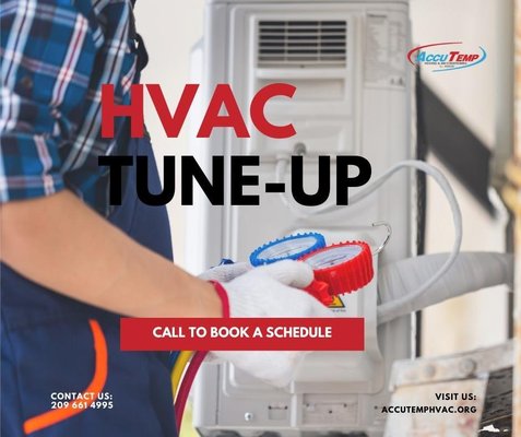 HVAC Tune-up - Getting an A/C tune-up is the easiest and most effective way to keep your unit running strong all season long. During tune-ups, HVAC technicians inspect both the inside and outside of your unit to check for any issues that could cause a major repair or installation down the line. By checking your air conditioner for problems, you're preventing any unexpected breakdowns that might have occurred otherwise. HVAC Tune-up - Getting an A/C tune-up is the easiest and most effective way to keep your unit running strong all season long. During tune-ups, HVAC technicians inspect both the inside and outside of your unit to check for any issues that could cause a major repair or installation down the line. By checking your air conditioner for problems, you're preventing any unexpected breakdowns that might have occurred otherwise.