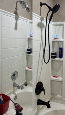 Bathroom remodel - Builder grade bathroom turn modern farm house look