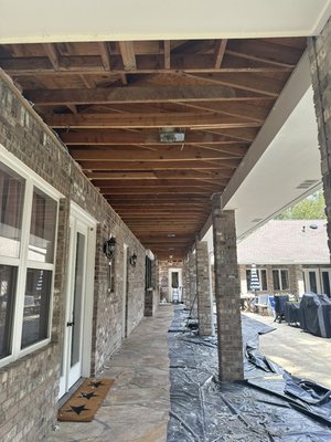 Soffit - Taking a old outdoor soffit and turning new. Soffit - Taking a old outdoor soffit and turning new.