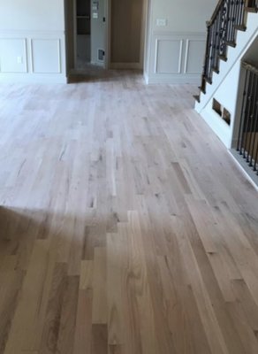 Sand and refinish - Our client was told that they had completely replace their floors. We recommended a sand and refinish. They were stunned by the results!