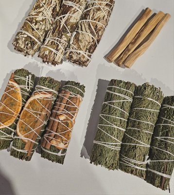 Smudge Stuff - All stuff for smudging out undesirable energies and attracting desirable energies.