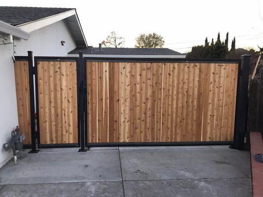 Fence / Gate Combo - This is a Fence / Gate Combo I did in Dublin for a Happy Client.