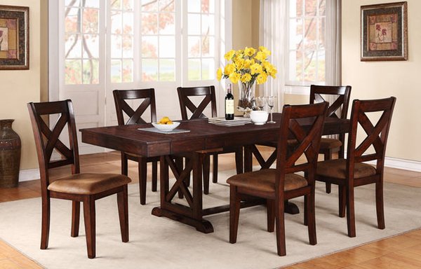 Dining sets - Chair Fair has over 100 dining sets on display on our showroom floor.  Many can be customized with size, shape, finish and choices of chairs.