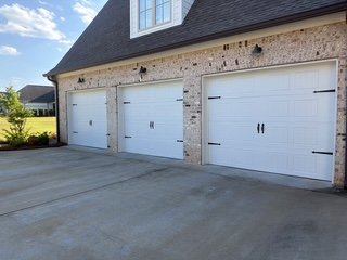 Door replacements - 3 single car doors replaced on this beautiful house! Door replacements - 3 single car doors replaced on this beautiful house!