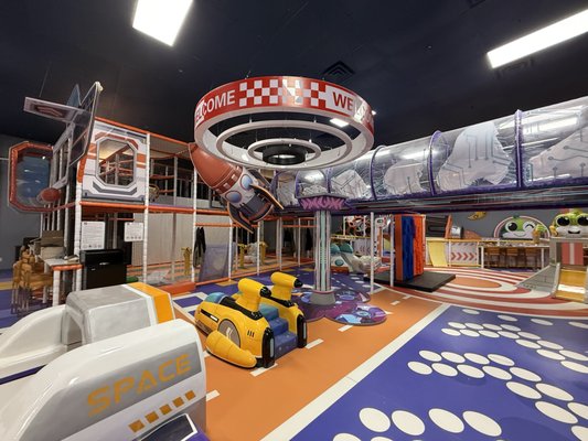 Galactic Fun at Catch Air! - Step inside Catch Air Coney Island for a celebration that’s truly out of this world! From vibrant birthday parties to everyday play in our space-themed indoor playground, we create magical memories in a clean, safe, and exciting environment for kids of all ages.