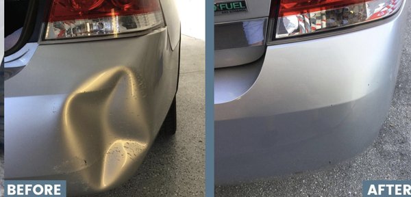 From Damaged to Like New - We removed this dent and restored the panel without the hassle of a body shop. Done at the customer’s location. From Damaged to Like New - We removed this dent and restored the panel without the hassle of a body shop. Done at the customer’s location.