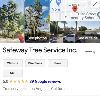 Additional Online Reviews - Welcome to Safeway Tree Service, your premier tree removal company in Granada Hills, CA and the surrounding area. We provide a variety of tree services, including tree trimming, tree removal, palm tree trimming, and more. We have the skill and experience necessary to remove all types of trees, offering the highest quality services and customer care in the Granada Hills area. With over 10 years of experience, we have the knowledge and skill to handle all of your tree care needs. Our company offers respect, trust, integrity and a commitment to exceeding the expectations of our customers. We are fully insured and dedicated to performing the best quality tree removal around. We strive to deliver complete customer satisfaction, providing quality tree services, affordable pricing, and excellent customer service. If you are interested in acquiring our stump removal service or if you would like to learn more about pruning and brush clearing, go ahead and contact us at Safeway Tree Service today for more information. Additional Online Reviews - Welcome to Safeway Tree Service, your premier tree removal company in Granada Hills, CA and the surrounding area. We provide a variety of tree services, including tree trimming, tree removal, palm tree trimming, and more. We have the skill and experience necessary to remove all types of trees, offering the highest quality services and customer care in the Granada Hills area. With over 10 years of experience, we have the knowledge and skill to handle all of your tree care needs. Our company offers respect, trust, integrity and a commitment to exceeding the expectations of our customers. We are fully insured and dedicated to performing the best quality tree removal around. We strive to deliver complete customer satisfaction, providing quality tree services, affordable pricing, and excellent customer service. If you are interested in acquiring our stump removal service or if you would like to learn more about pruning and brush clearing, go ahead and contact us at Safeway Tree Service today for more information.