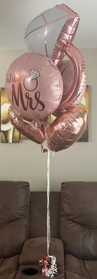 2 Engagement Balloon Bouquets. - Engagement Party Balloon Bouquets 2 Engagement Balloon Bouquets. - Engagement Party Balloon Bouquets